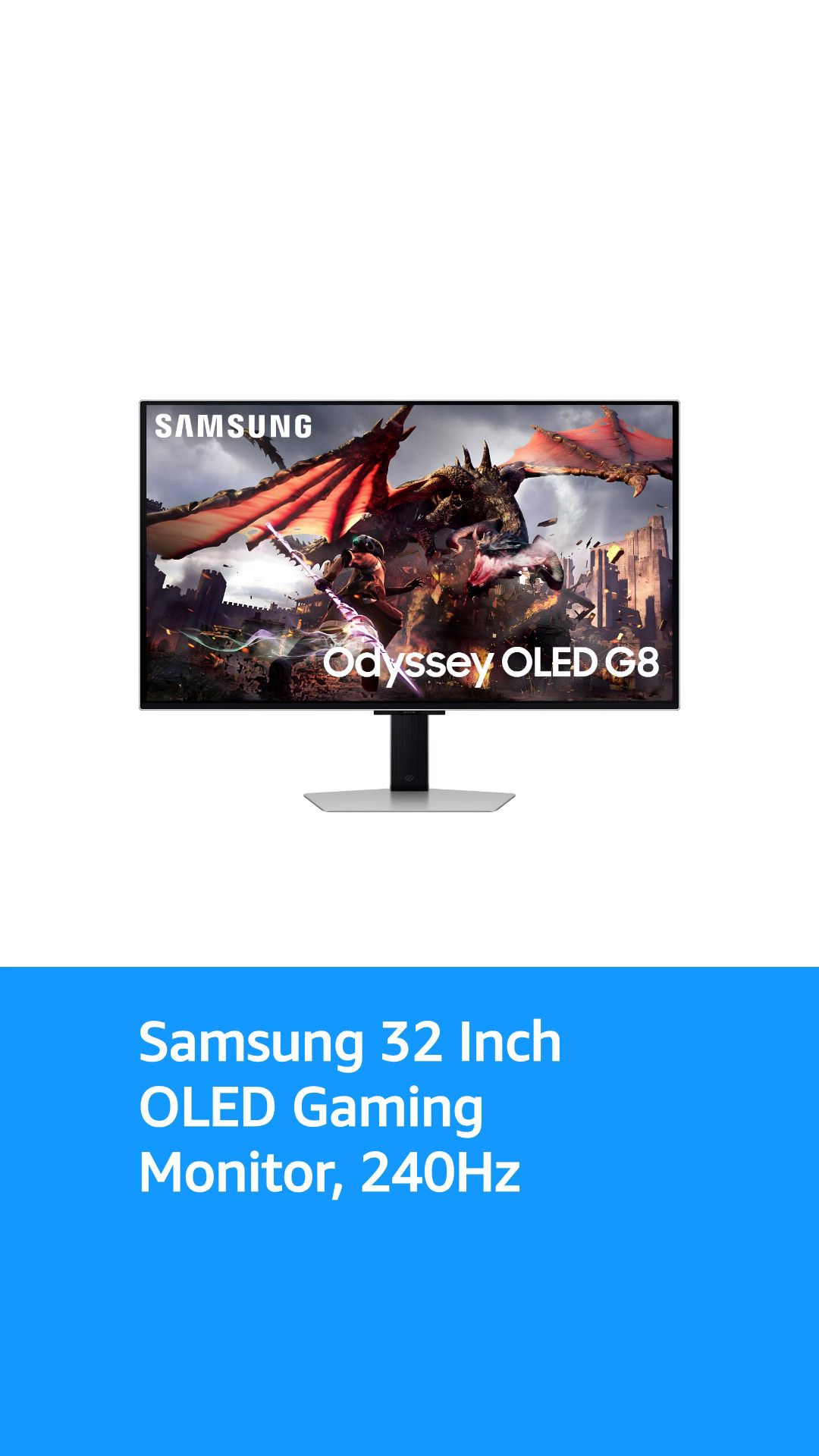 SAMSUNG 4K 32インチ MiniLed 165Hz HDR2000 Samsung 32-Inch 4K UHD Monitor with Versatile Features
